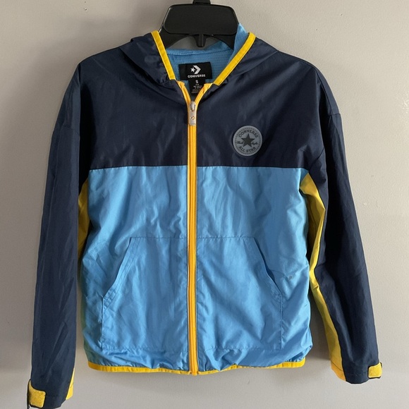 Converse Kids' Blue and Yellow Jacket - Picture 1 of 4